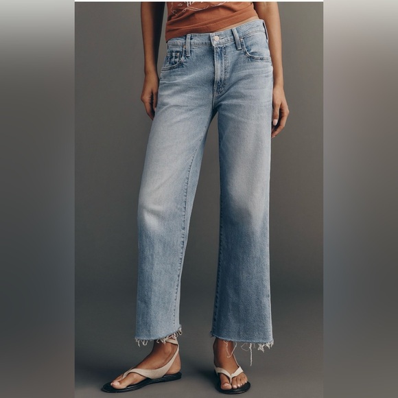 MOTHER The Mid Rise Rambler Zip Ankle Fray, size 25 - Picture 6 of 7